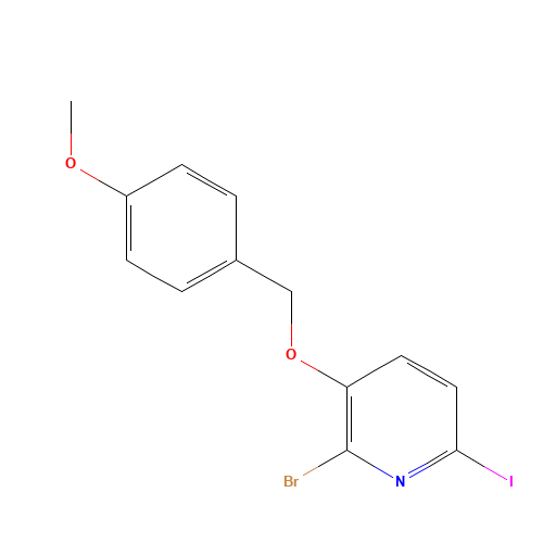 2-bromo-6-iodo-3-[(4-methoxyphenyl)methoxy]pyridine (CAS: 1310949-57-5) - Related Chemical Product