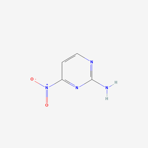 4-nitropyrimidin-2-amine (CAS: 501656-60-6) - Chemical Structure and Molecular Formula 