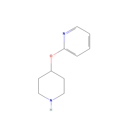 2-piperidin-4-yloxypyridine (CAS: 127806-46-6) - Chemical Structure and Molecular Formula 