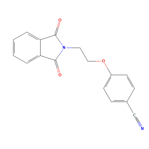 4-[2-(1,3-dioxoisoindol-2-yl)ethoxy]benzonitrile (CAS: 167762-93-8) - Related Chemical Product