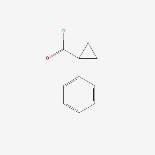 1-phenylcyclopropane-1-carbonyl chloride (CAS: 63201-02-5) - Chemical Structure and Molecular Formula 