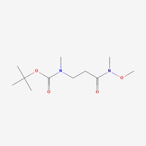 tert-butyl N-[3-[methoxy(methyl)amino]-3-oxopropyl]-N-methylcarbamate (CAS: 444341-12-2) - Related Chemical Product