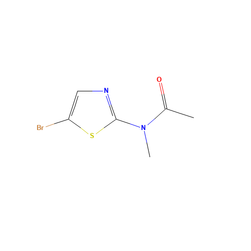 N-(5-bromo-1,3-thiazol-2-yl)-N-methylacetamide (CAS: 817618-09-0) - Chemical Structure and Molecular Formula 