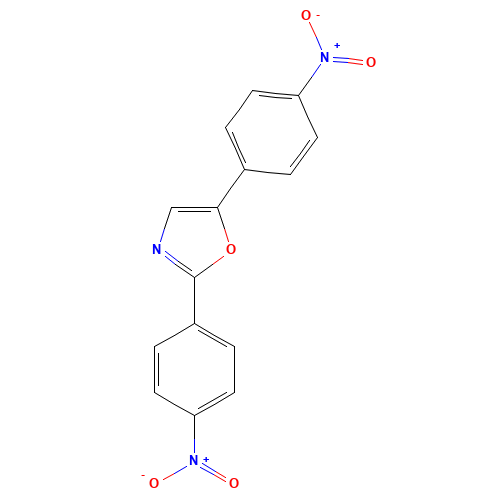 2,5-bis(4-nitrophenyl)-1,3-oxazole (CAS: 54814-29-8) - Related Chemical Product