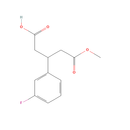 3-(3-fluorophenyl)pentanedioic acid (CAS: 259232-08-1) - Related Chemical Product