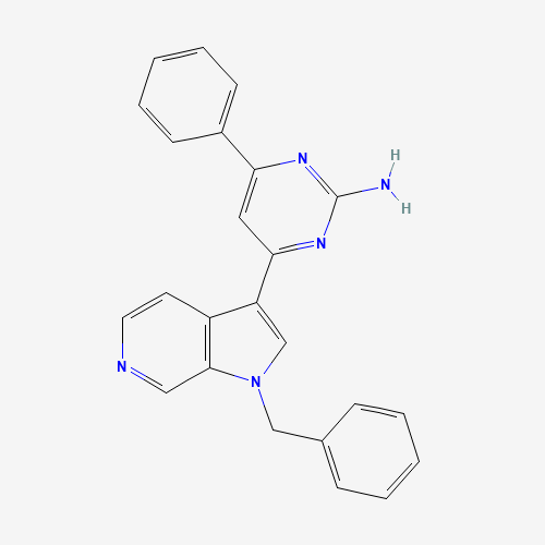 4-(1-benzylpyrrolo[2,3-c]pyridin-3-yl)-6-phenylpyrimidin-2-amine (CAS: 1373558-82-7) - Related Chemical Product