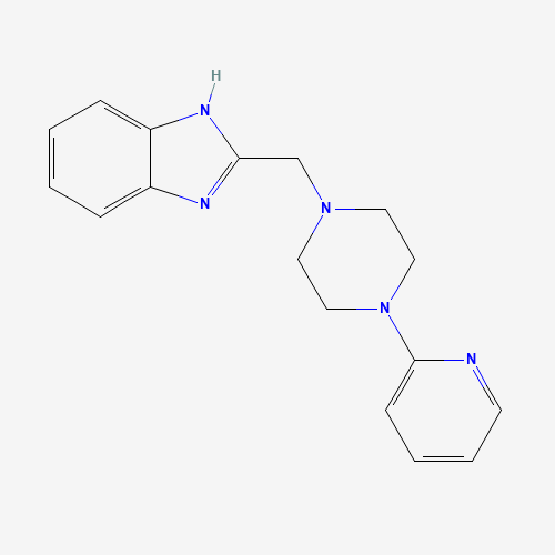 2-[(4-pyridin-2-ylpiperazin-1-yl)methyl]-1H-benzimidazole (CAS: 70006-24-5) - Related Chemical Product