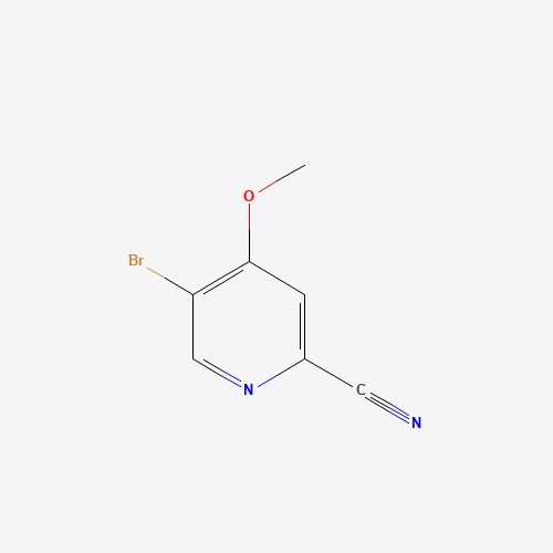 5-bromo-4-methoxypyridine-2-carbonitrile (CAS: 1256823-07-0) - Chemical Structure and Molecular Formula 