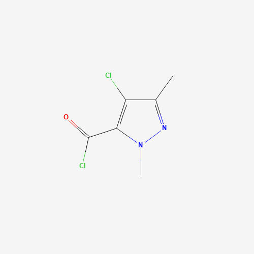 4-chloro-2,5-dimethylpyrazole-3-carbonyl chloride (CAS: 128141-47-9) - Related Chemical Product