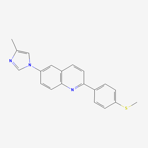 6-(4-methylimidazol-1-yl)-2-(4-methylsulfanylphenyl)quinoline (CAS: 1201902-22-8) - Related Chemical Product