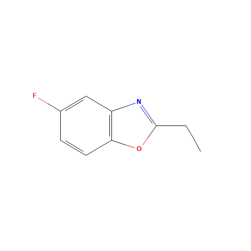 2-ethyl-5-fluoro-1,3-benzoxazole (CAS: 1267772-21-3) - Chemical Structure and Molecular Formula 