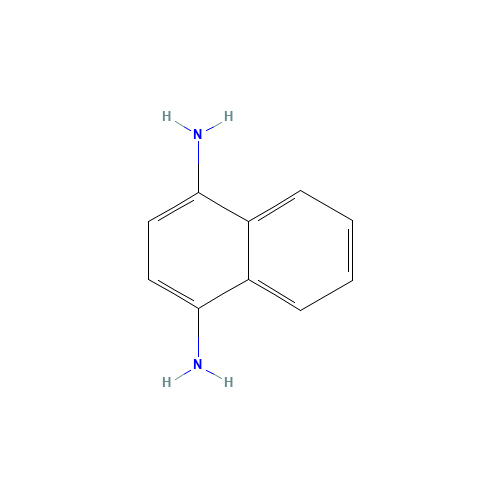 naphthalene-1,4-diamine (CAS: 2243-61-0) - Chemical Structure and Molecular Formula 
