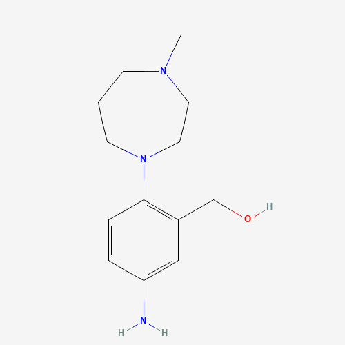 [5-amino-2-(4-methyl-1,4-diazepan-1-yl)phenyl]methanol (CAS: 1395028-31-5) - Related Chemical Product