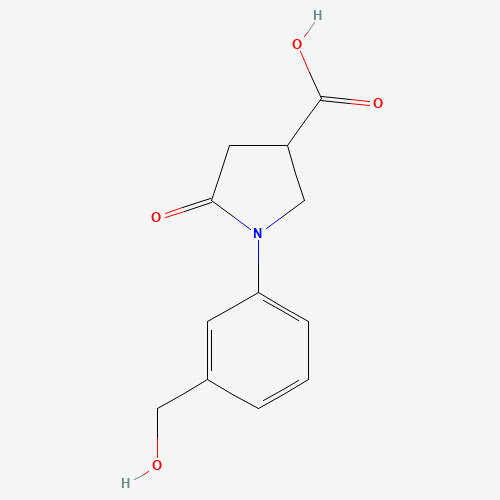 1-[3-(hydroxymethyl)phenyl]-5-oxopyrrolidine-3-carboxylic acid (CAS: 345297-75-8) - Related Chemical Product