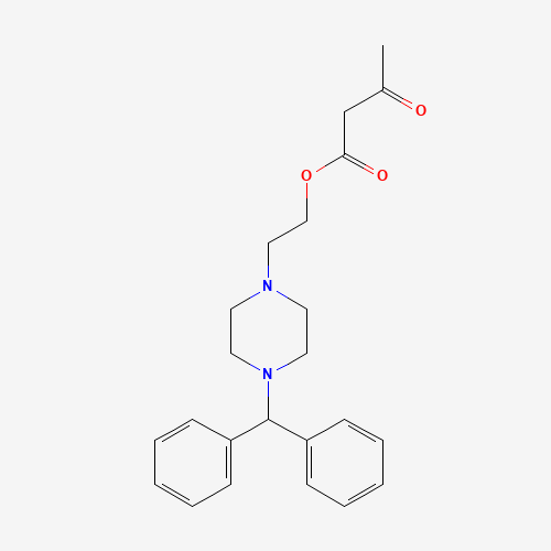 2-(4-benzhydrylpiperazin-1-yl)ethyl 3-oxobutanoate (CAS: 89226-49-3) - Related Chemical Product