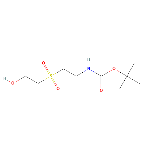 tert-butyl N-[2-(2-hydroxyethylsulfonyl)ethyl]carbamate (CAS: 142604-13-5) - Related Chemical Product