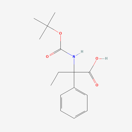 2-[(2-methylpropan-2-yl)oxycarbonyl]-2-phenylbutanoic acid (CAS: 1401095-99-5) - Related Chemical Product