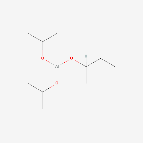 butan-2-yloxy-di(propan-2-yloxy)alumane (CAS: 3605-65-0) - Chemical Structure and Molecular Formula 