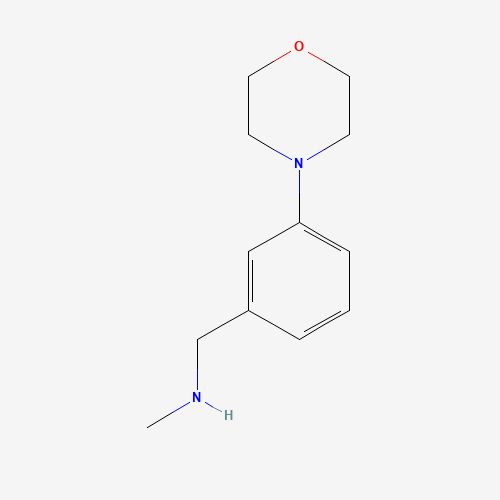 N-methyl-1-(3-morpholin-4-ylphenyl)methanamine (CAS: 864068-83-7) - Related Chemical Product