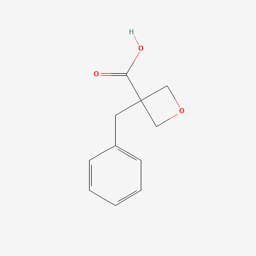 3-benzyloxetane-3-carboxylic acid (CAS: 1268058-26-9) - Chemical Structure and Molecular Formula 