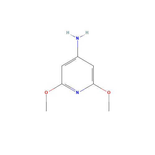2,6-dimethoxypyridin-4-amine (CAS: 17325-39-2) - Chemical Structure and Molecular Formula 