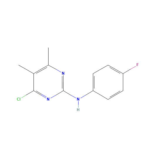 4-chloro-N-(4-fluorophenyl)-5,6-dimethylpyrimidin-2-amine (CAS: 199463-20-2) - Related Chemical Product