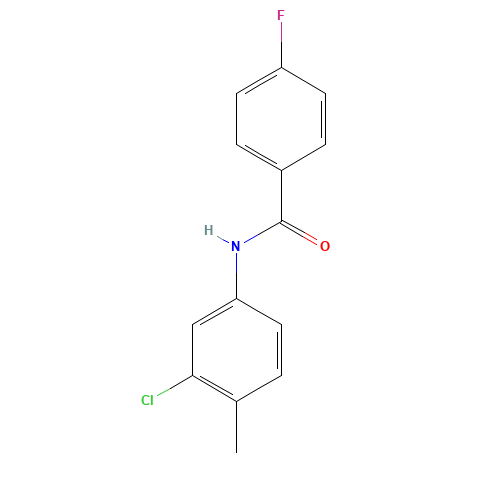 N-(3-chloro-4-methylphenyl)-4-fluorobenzamide (CAS: 330469-22-2) - Related Chemical Product