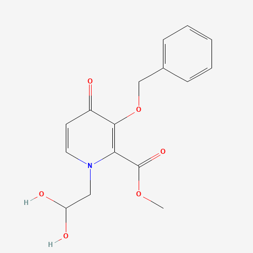 methyl 1-(2,2-dihydroxyethyl)-4-oxo-3-phenylmethoxypyridine-2-carboxylate (CAS: 1206102-08-0) - Related Chemical Product
