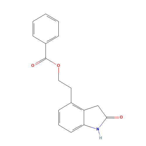 2-(2-oxo-1,3-dihydroindol-4-yl)ethyl benzoate (CAS: 139122-18-2) - Related Chemical Product