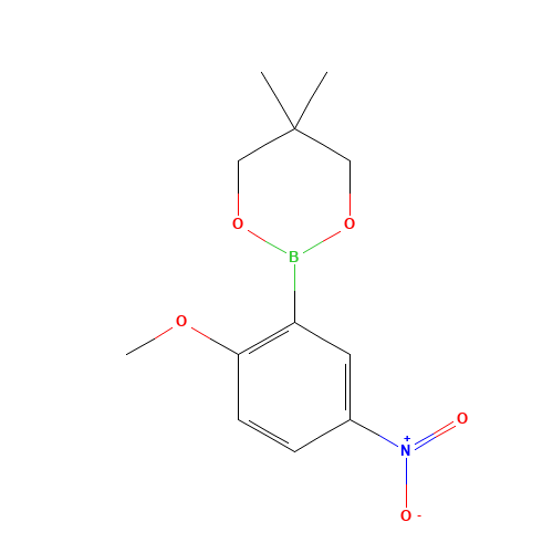 2-(2-methoxy-5-nitrophenyl)-5,5-dimethyl-1,3,2-dioxaborinane (CAS: 849412-48-2) - Related Chemical Product