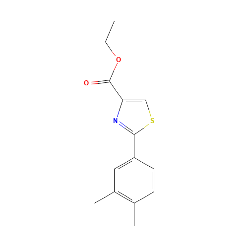 ethyl 2-(3,4-dimethylphenyl)-1,3-thiazole-4-carboxylate (CAS: 885279-24-3) - Related Chemical Product