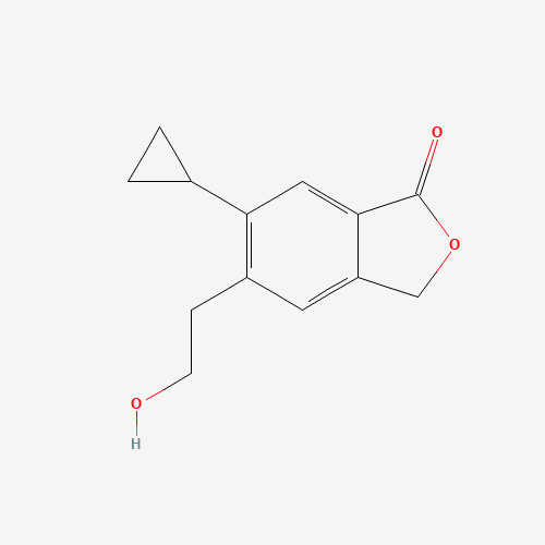 6-cyclopropyl-5-(2-hydroxyethyl)-3H-2-benzofuran-1-one (CAS: 1255208-41-3) - Related Chemical Product