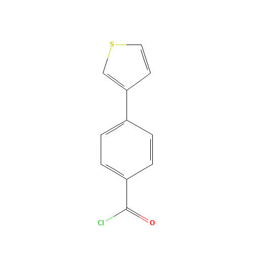 4-thiophen-3-ylbenzoyl chloride (CAS: 181132-79-6) - Related Chemical Product