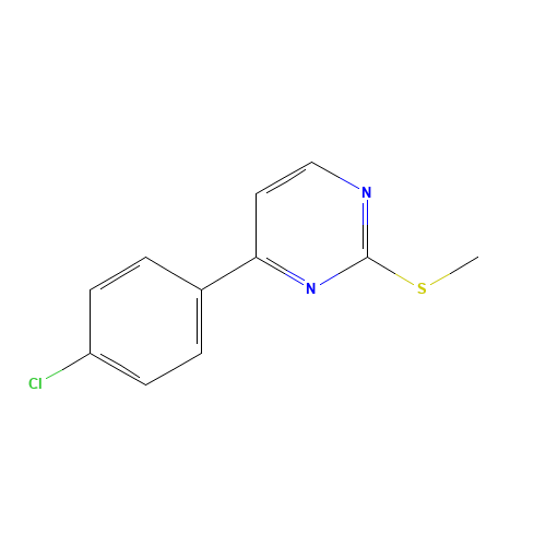 4-(4-chlorophenyl)-2-methylsulfanylpyrimidine (CAS: 434941-55-6) - Related Chemical Product