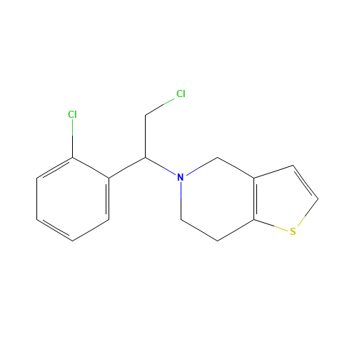 5-[2-chloro-1-(2-chlorophenyl)ethyl]-6,7-dihydro-4H-thieno[3,2-c]pyridine (CAS: 1373492-22-8) - Related Chemical Product
