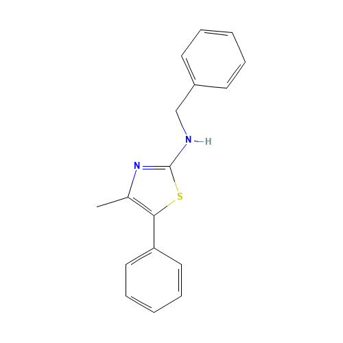 N-benzyl-4-methyl-5-phenyl-1,3-thiazol-2-amine (CAS: 208396-18-3) - Related Chemical Product