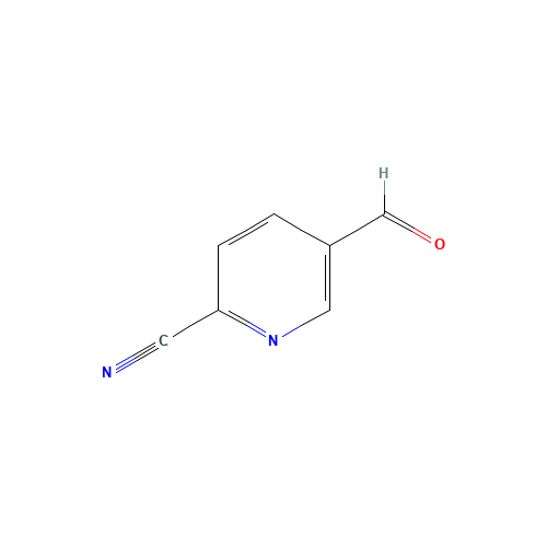 5-formylpyridine-2-carbonitrile (CAS: 131747-68-7) - Chemical Structure and Molecular Formula 