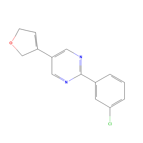 2-(3-chlorophenyl)-5-(2,5-dihydrofuran-3-yl)pyrimidine (CAS: 1314391-92-8) - Related Chemical Product