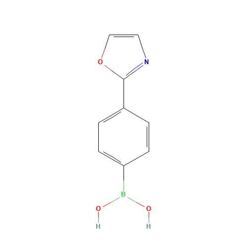 [4-(1,3-oxazol-2-yl)phenyl]boronic acid (CAS: 1082066-51-0) - Related Chemical Product