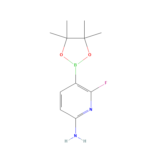 6-fluoro-5-(4,4,5,5-tetramethyl-1,3,2-dioxaborolan-2-yl)pyridin-2-amine (CAS: 944401-67-6) - Related Chemical Product