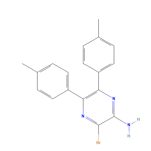 3-bromo-5,6-bis(4-methylphenyl)pyrazin-2-amine (CAS: 1447770-30-0) - Related Chemical Product