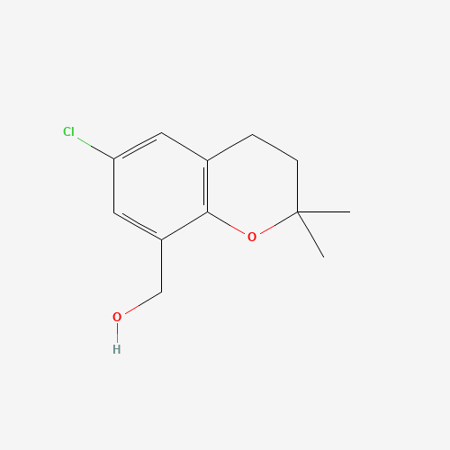 (6-chloro-2,2-dimethyl-3,4-dihydrochromen-8-yl)methanol (CAS: 1350762-29-6) - Related Chemical Product