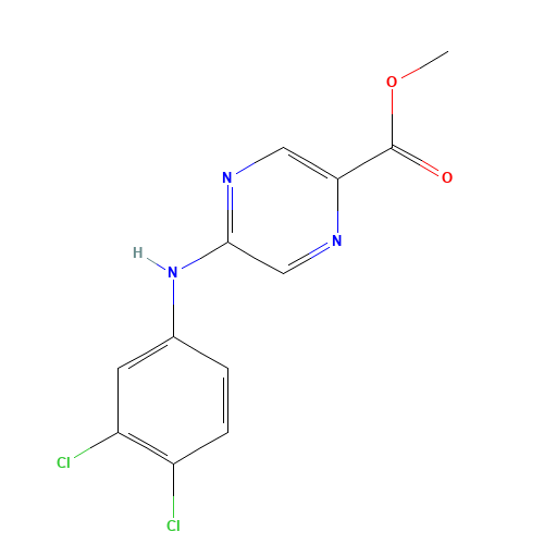 methyl 5-(3,4-dichloroanilino)pyrazine-2-carboxylate (CAS: 1428558-40-0) - Related Chemical Product