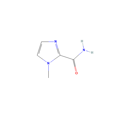 1-methylimidazole-2-carboxamide (CAS: 20062-51-5) - Chemical Structure and Molecular Formula 