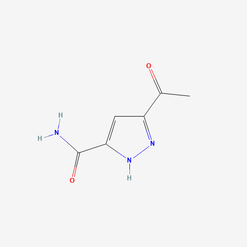 3-acetyl-1H-pyrazole-5-carboxamide (CAS: 1403333-98-1) - Related Chemical Product