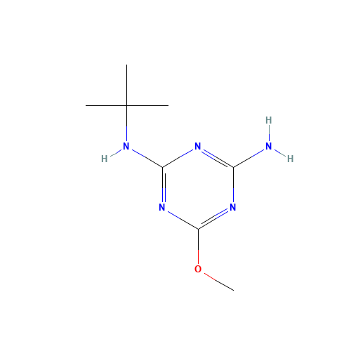 2-N-tert-butyl-6-methoxy-1,3,5-triazine-2,4-diamine (CAS: 30125-64-5) - Related Chemical Product