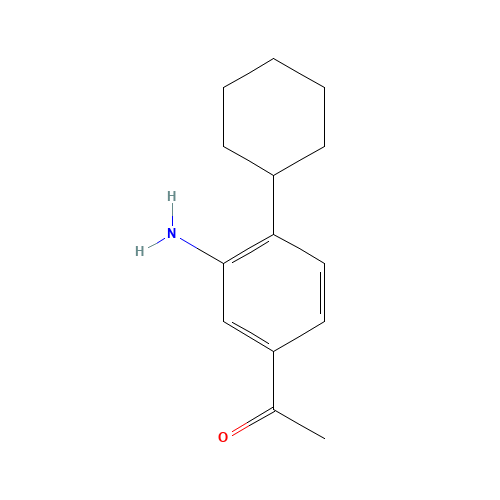 1-(3-amino-4-cyclohexylphenyl)ethanone (CAS: 17641-82-6) - Related Chemical Product