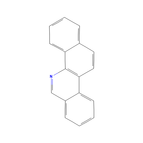 benzo[c]phenanthridine (CAS: 218-38-2) - Chemical Structure and Molecular Formula 