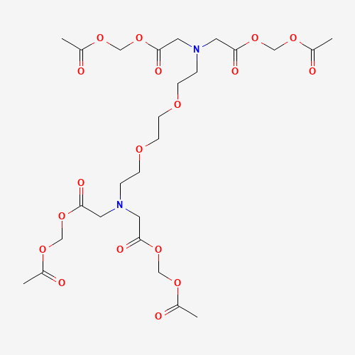 acetyloxymethyl 2-[[2-(acetyloxymethoxy)-2-oxoethyl]-[2-[2-[2-[bis[2-(acetyloxymethoxy)-2-oxoethyl]amino]ethoxy]ethoxy]ethyl]amino]acetate (CAS: 99590-86-0) - Related Chemical Product