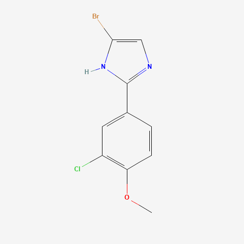 5-bromo-2-(3-chloro-4-methoxyphenyl)-1H-imidazole (CAS: 102151-41-7) - Related Chemical Product